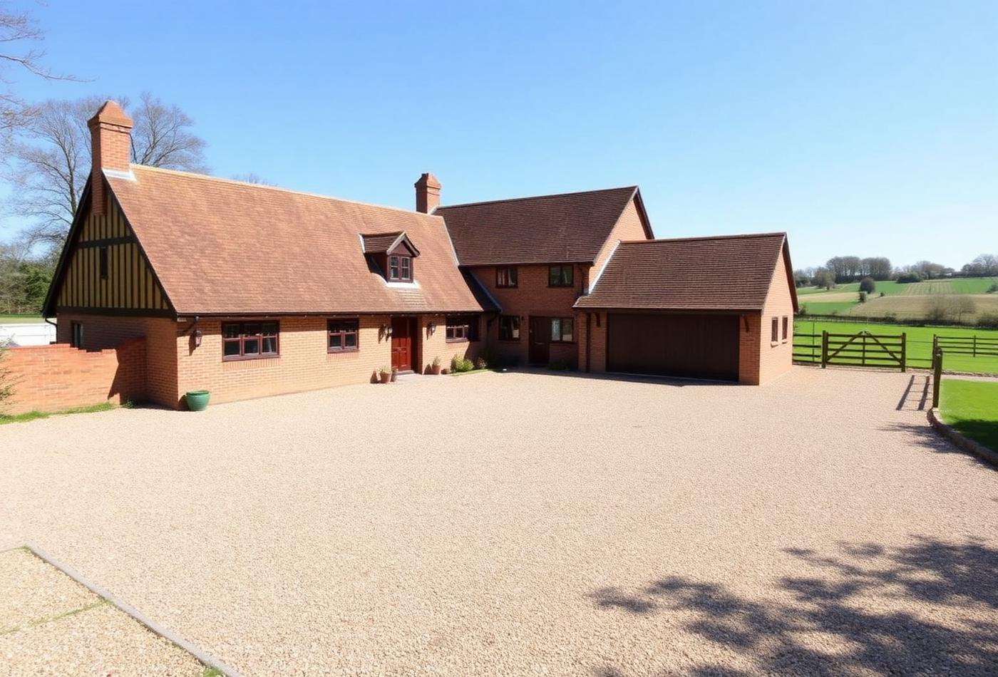 Detached family home with paddock views